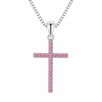Halo Cross Pendant